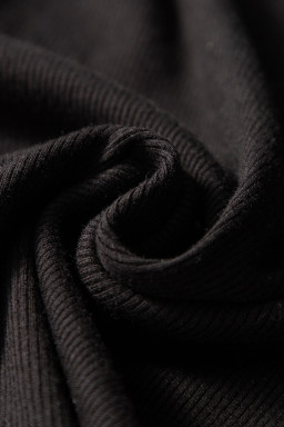 Black Floral Lace Patchwork Long Sleeve Slim Top