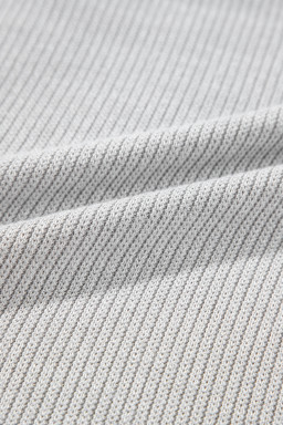 Ashleigh Blue Colorblock Patchwork Crisscross Back Ribbed Plus Size Top