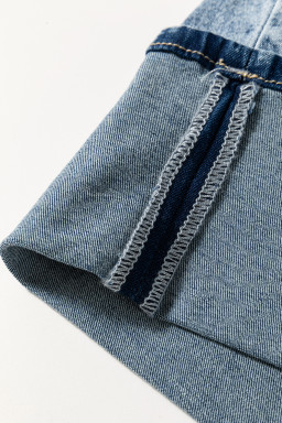 Myosotis High Rise Button Zip Washed Jeans