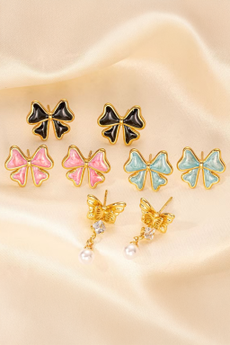 bow stud earrings manufacturer