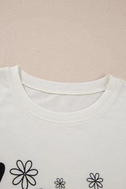 In My Mom Era Flower Graphic Loose Tee