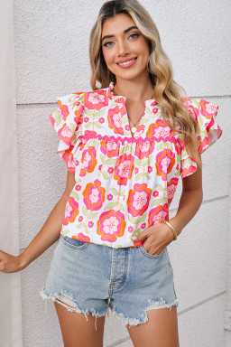 boho floral blouses supplier