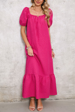 plaid maxi dresses supplier