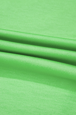 Blue Color Block Exposed Seam Tee