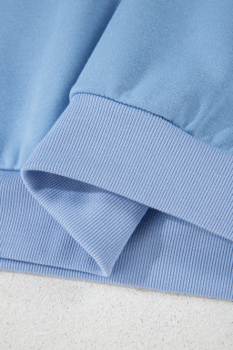 Myosotis Sweet Bowknot Round Neck Sweatshirt