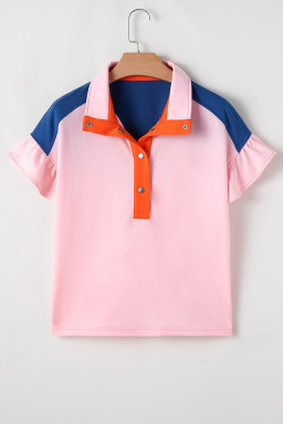 pop of color neckline t shirts vendor