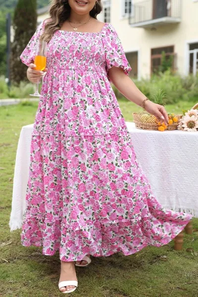 plus size maxi dress