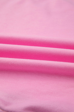 Bonbon Colorblock Edge Drop Shoulder T Shirt and Skort Set