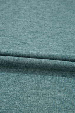 Mist Green Crisscross V Neck Flutter Sleeve T Shirt