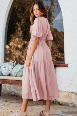 pink flowy dresses in bulk