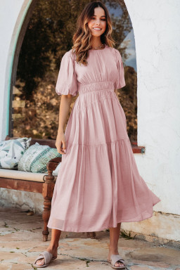 pink flowy dresses vendor
