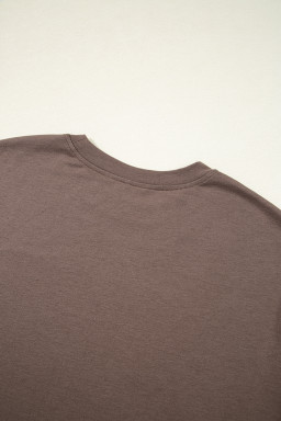 Chicory Coffee Honky Tonk Honey Graphic Crew Neck Tee
