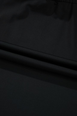Black Drawstring High Waist Lined Tennis Skort