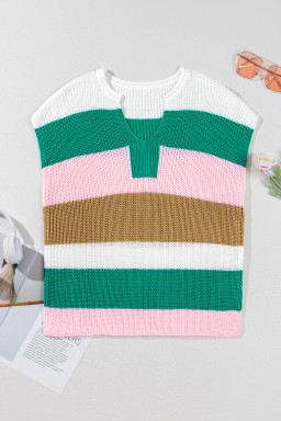 colorblock knit tops supplier