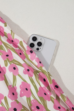 Pink Plus Size Ruffle High Waist Floral Maxi Dress