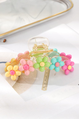 Pink Hair Cute Flower Hair Claw Clip