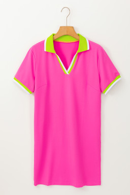 pop of color t shirt dresses