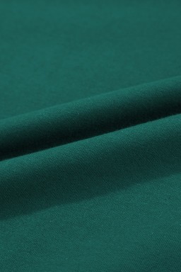 Evergreen Colorblock Edge Drop Shoulder T Shirt and Skort 2Pcs Set