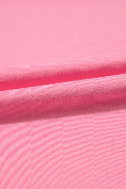 Bonbon Corded Patchwork Pocketed Plus Size T Shirt