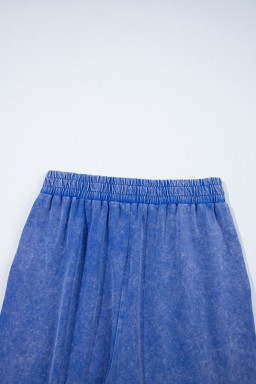 Ashleigh Blue Mineral Wash Star Patched Loose Pants Set