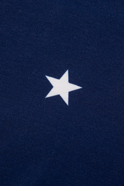 Red Stars and Stripes V Neck Colorblock Camisole