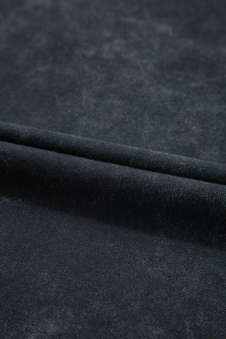 Black HOWDY Steer Head Print Side Slits Graphic T Shirt