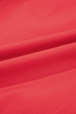 Fiery Red V Neck Flutter Sleeve Smocked Bodice High Waist Ruffle Maxi Dress