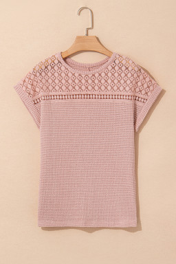 waffle knit tops supplier