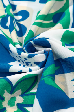 Multicolour Boho Floral Checkered Maxi Dress