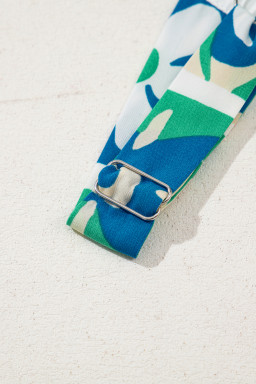 Multicolour Boho Floral Checkered Maxi Dress