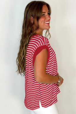 striped sleeveless tees supplier