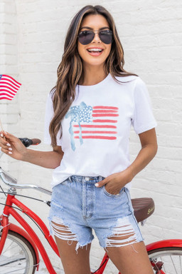American flag tees whole sale