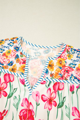 wholesale floral plus size tops