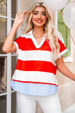red striped t shirts manufacturer