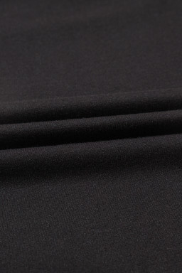 Black Colorblock Edge Drop Shoulder T Shirt and Skort 2Pcs Set