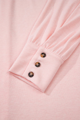 Light Pink Shirred Hem Crop Tank Top Loose Shorts Cardigan 3 Piece Pajama Set