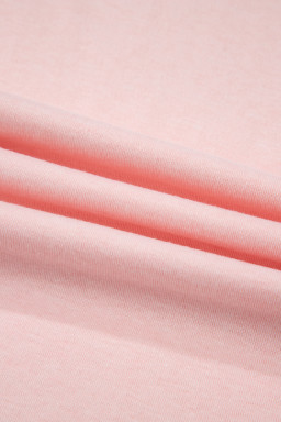 Light Pink Shirred Hem Crop Tank Top Loose Shorts Cardigan 3 Piece Pajama Set