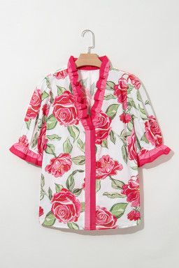 wholesale frill neck blouses