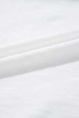 White Hollowed Lace Patchwork Square Neck Short Sleeve Blouse