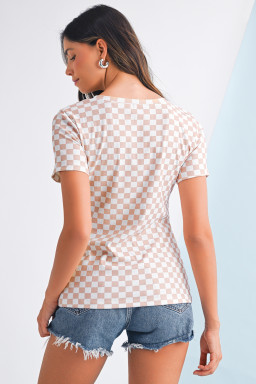 checkered t shirts in bulk