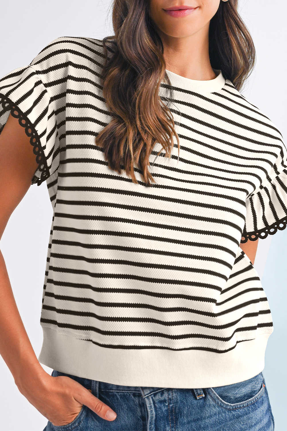black striped tops bulk