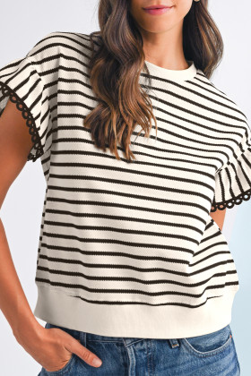 black striped tops bulk