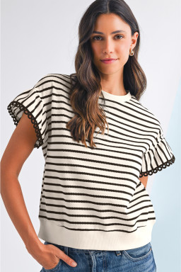 black striped tops whole sale