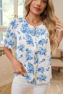 Sky Blue Blouses & Shirts