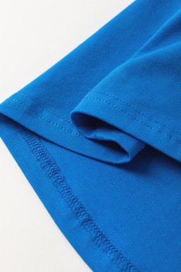 Blue Sun Graphic Summer Tank Top