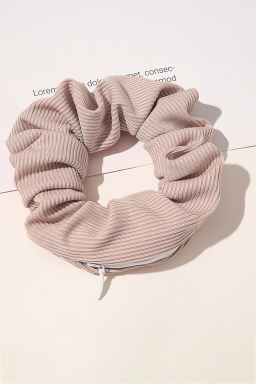 Delicacy Pocket Scrunchie With Hidden Zipper