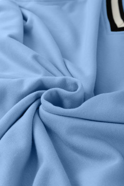 Myosotis Contrast Trim V Neck Sleeveless Mini Dress