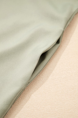 Laurel Green Plain Buttoned Collar T Shirt Dress