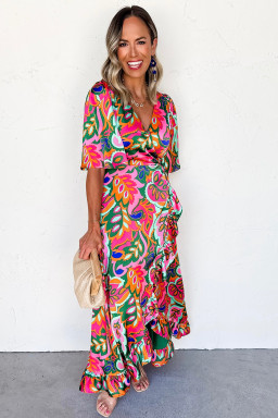 ruffle hem boho dresses whole sale