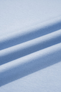 Beau Blue Puff Sleeve Pearl Embellished Scallop Hem 2-Piece Shorts Set